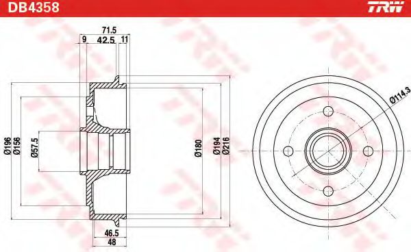 TRW DB4358