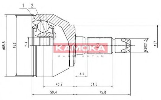 KAMOKA 6180