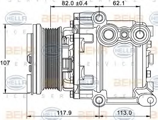 HELLA 8FK 351 334-081