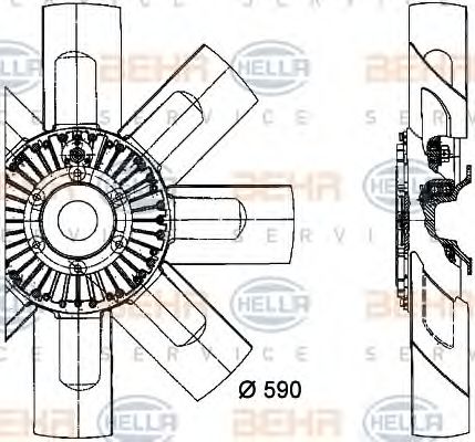 HELLA 8MV 376 727-731