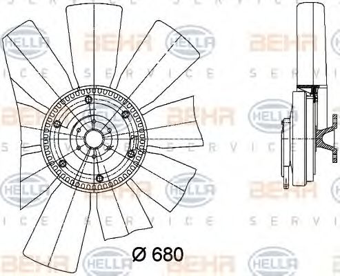 HELLA 8MV 376 729-421