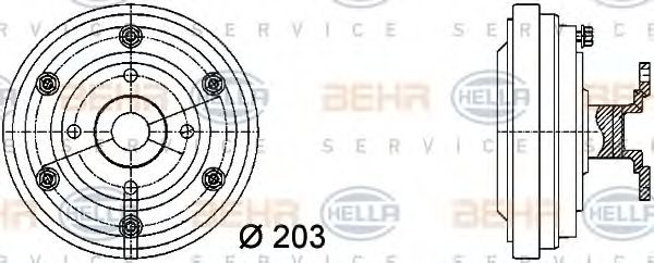 HELLA 8MV 376 731-281