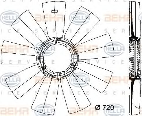 HELLA 8MV 376 733-291