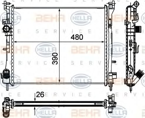 HELLA 8MK 376 748-751