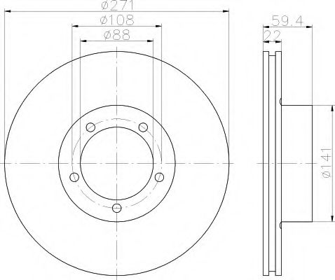 HELLA 8DD 355 100-001