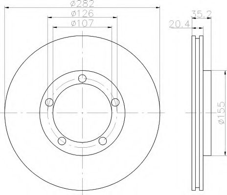 HELLA 8DD 355 100-011