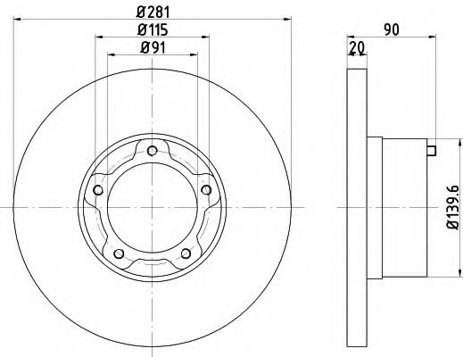 HELLA 8DD 355 100-901