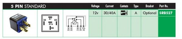 LUCAS ELECTRICAL SRB527