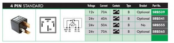 LUCAS ELECTRICAL SRB539