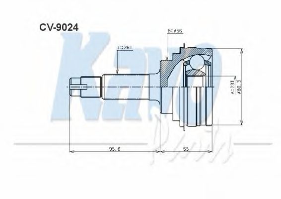 KAVO PARTS CV-9024