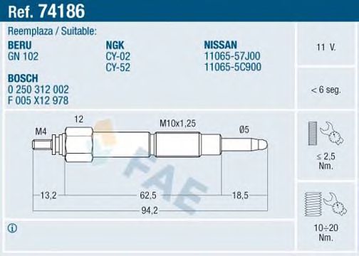 FAE 74186