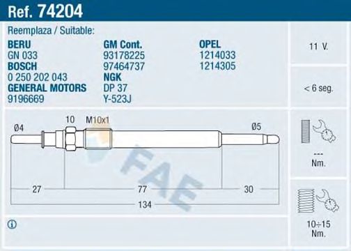 FAE 74204