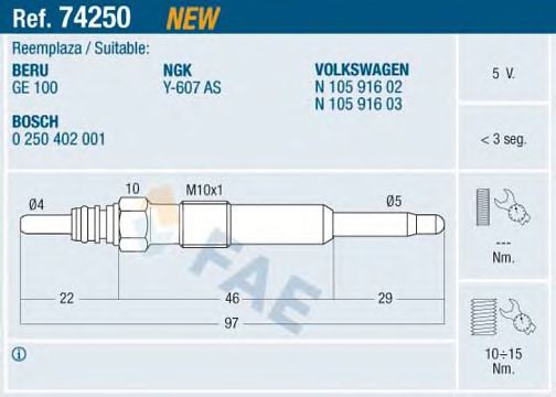 FAE 74250