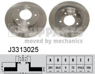 NIPPARTS J3313025