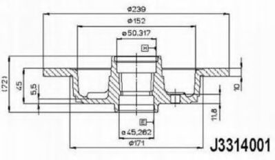 NIPPARTS J3314001