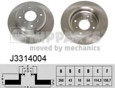 NIPPARTS J3314004