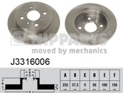 NIPPARTS J3316006