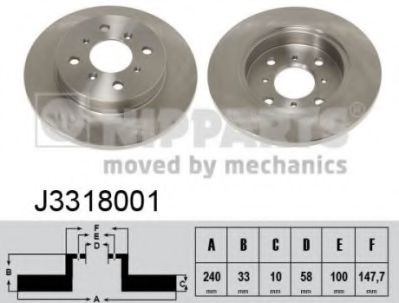 NIPPARTS J3318001