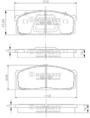 NIPPARTS J3601005