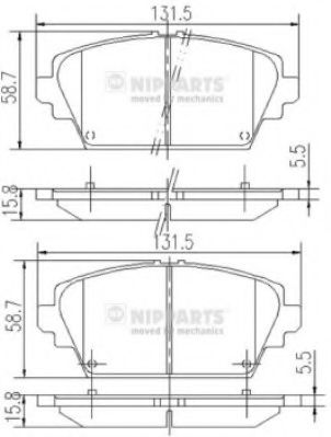 NIPPARTS J3601072