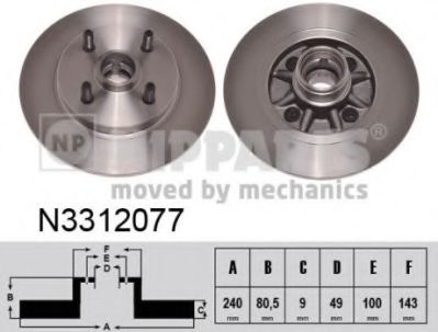 NIPPARTS N3312077