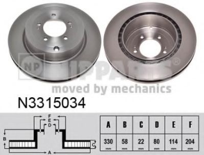 NIPPARTS N3315034