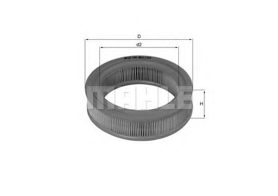 MAHLE ORIGINAL LX 144