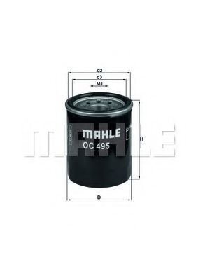 MAHLE ORIGINAL OC 495