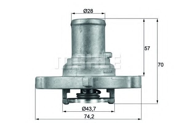 MAHLE ORIGINAL TI 122 87D