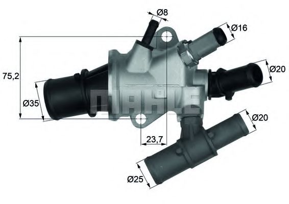 MAHLE ORIGINAL TI 168 88