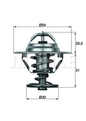 MAHLE ORIGINAL TX 10 76D