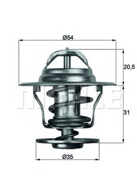 MAHLE ORIGINAL TX 13 80D