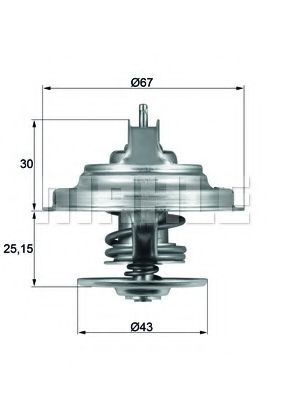 MAHLE ORIGINAL TX 31 92D