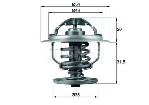 MAHLE ORIGINAL TX 109 87D