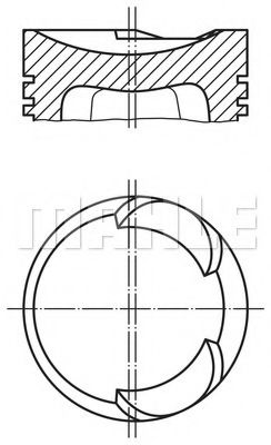 MAHLE ORIGINAL 127 57 00