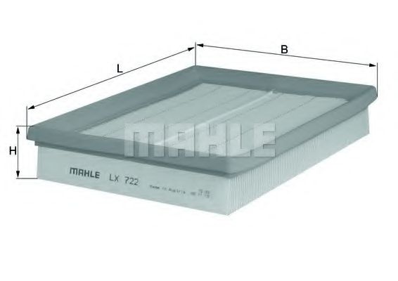 MAHLE ORIGINAL LX 722