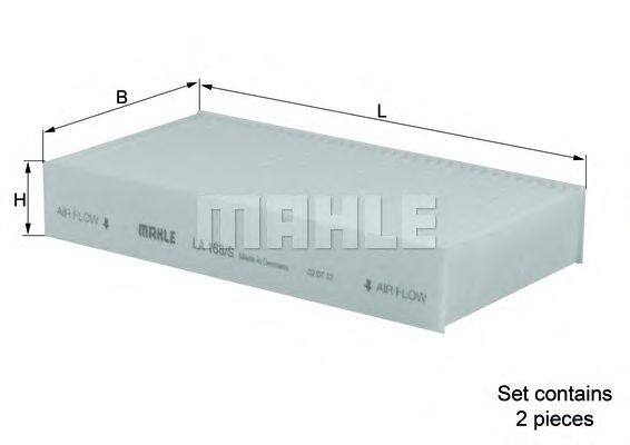 MAHLE ORIGINAL LA 168/S