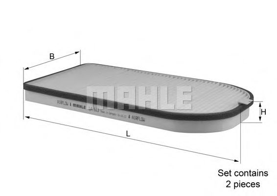 MAHLE ORIGINAL LA 613/S