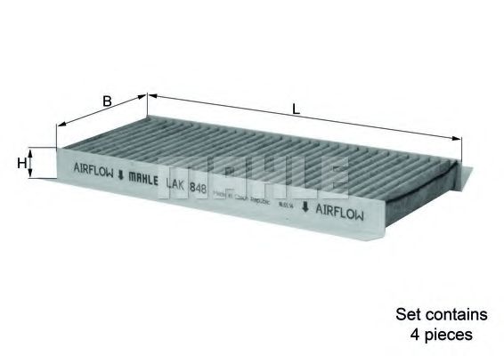 MAHLE ORIGINAL LAK 848/S