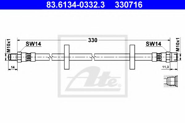 ATE 83.6134-0332.3