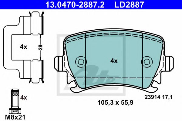 ATE 13.0470-2887.2