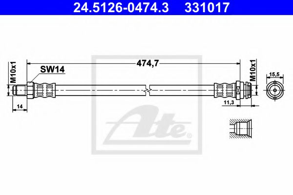 ATE 24.5126-0474.3