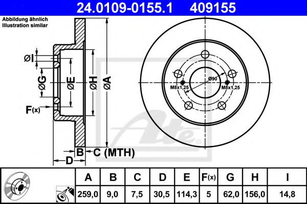 ATE 24.0109-0155.1