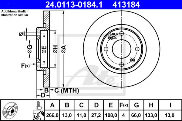 ATE 24.0113-0184.1