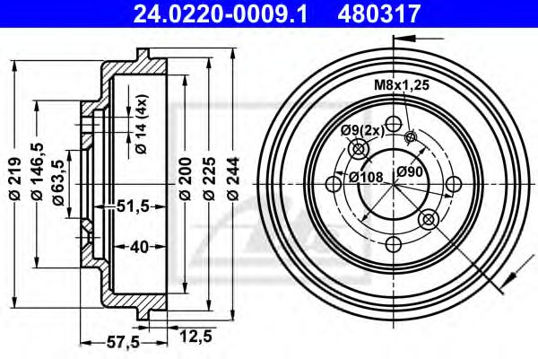 ATE 24.0220-0009.1