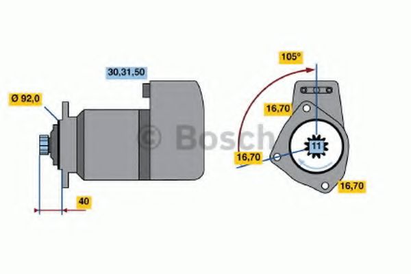 BOSCH 0 986 017 250