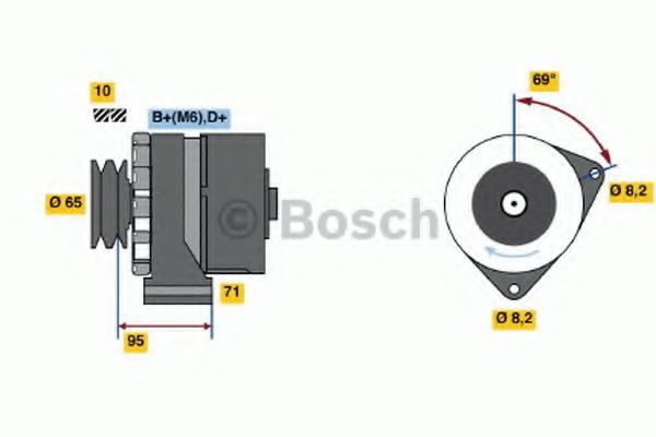 BOSCH 0 986 034 710