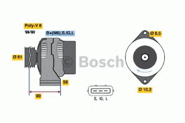 BOSCH 0 986 043 061