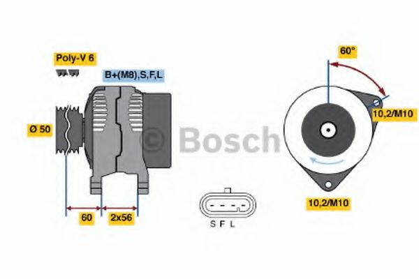 BOSCH 0 986 044 521