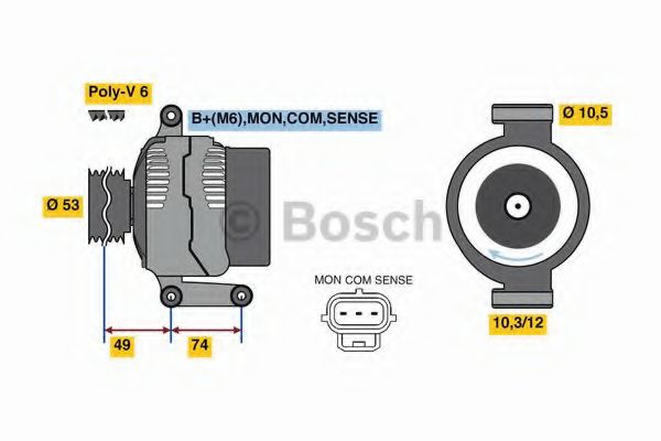 BOSCH 0 986 049 460